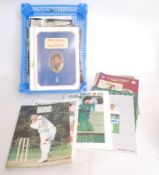 CRICKET; 20x assorted cricket brochures / programmes