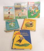 FOOTBALL; A collection of 6x vintage football childrens' annuals; Tommy Cartons All Star Football