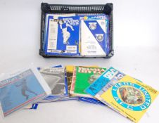 FOOTBALL; A large quantity of assorted vintage football programmes to include 1960's and later