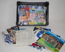 FOOTBALL; large quantity of West Bromwich Albion football programmes etc