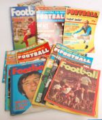 FOOTBALL; 30 x 1960's & 1970's Football Monthly magazines