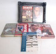 RUGBY; 7x Rugby books - Martin Offiah, Brian Moore etc.