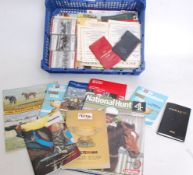 HORSE RACING; A quantity of horse racing ephemera