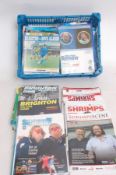 FOOTBALL; Collection of football programmes; Brighton & Hove Albion, Macclesfield Town,