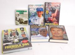 MOTOR RACING; 6x books