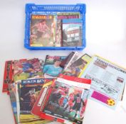 FOOTBALL; Manchester United & Aston Villa programmes and memorabilia