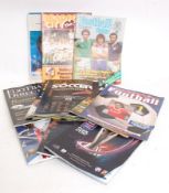 FOOTBALL; Assorted contemporary football programmes.