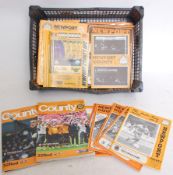 FOOTBALL; 72x Newport County football programmes