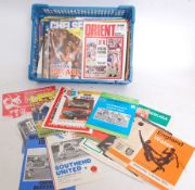 FOOTBALL; 110x assorted clubs 1970's football programmes