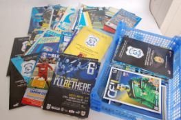 FOOTBALL; 85 x 1970's - 1990's Cardiff City football programmes.