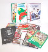 FOOTBALL; 20 x 1980's and later football programmes