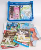 CRICKET; 80 x assorted cricket brochures / programmes.