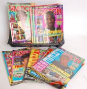 FOOTBALL; 18x assorted magazines