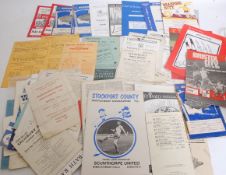 FOOTBALL; A quantity of 1950's & 1960's assorted football programmes. Various teams and years.
