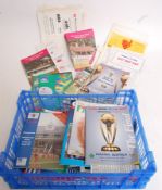 CRICKET; 84 x assorted cricket programmes and brochures