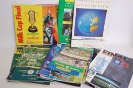 FOOTBALL; 20 x Cup Final programmes. 1980's onwards.