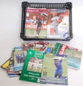 CRICKET; Large quantity of cricket brochures etc