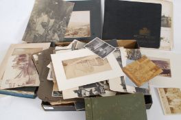 A large collection of black and white ph