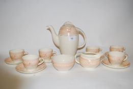 A 1930's Art Deco Burleigh Ware Balmoral