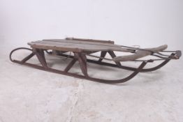 A vintage early 20th century wrought met