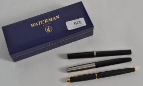 A collection of fountain pens to include