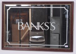 A large heavy vintage advertising shop b