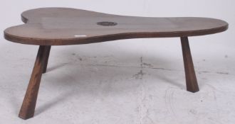 An Arts & Crafts solid elm occasional /