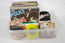 A large quantity of vinyl records mainly