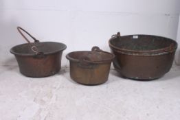 A collection of 3 19th century large Fre