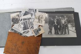 A collection of photos mainly military