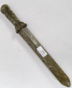 A vintage Chinese oriental agate carved