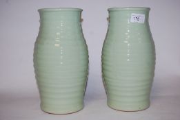A pair of large Bourne Denby ceramic cel