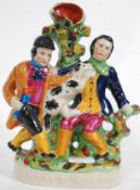 A Staffordshire pottery group, ' The Mur