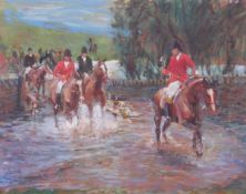 MICHAEL COOTE (b1931); large oil / acryl