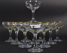 A set of twelve ( 12 ) retro advertising