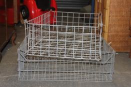 A pair of early 20th century galvanised