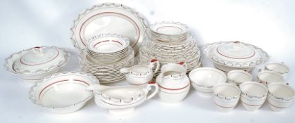 A 1930's Art Deco Myott dinner service c