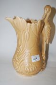 A 20th century Sylvas stork jug / ewer.