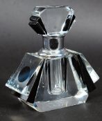 A 1930's Art Deco style cut glass perfum