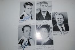 A collection of 5x vintage The Bill sign