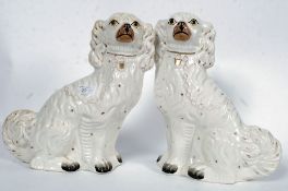 A pair of early 20th century Staffordshi