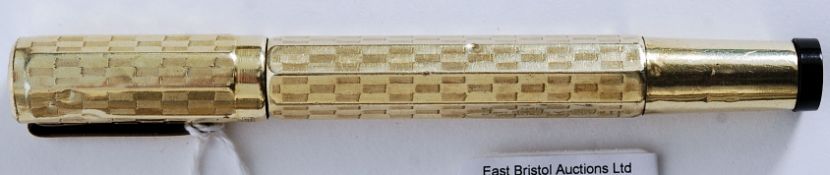 A Zenith Extra 18k 14k gold nibbed fount