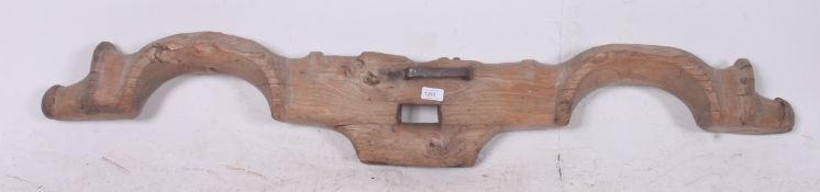 A 19th century French wooden ox / cow yo