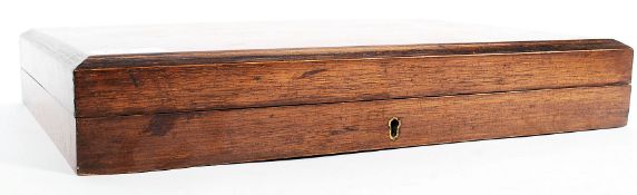 A good Edwardian mahogany cased silver p