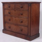 A mid 19th century Victorian Chest of dr
