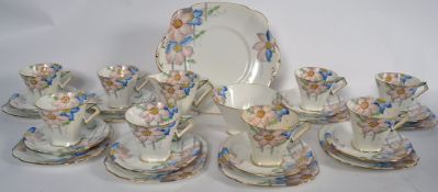 A 1930's Art Deco Standard China tea ser