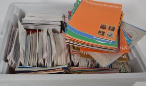 A large quantity (300+) stamp collecting