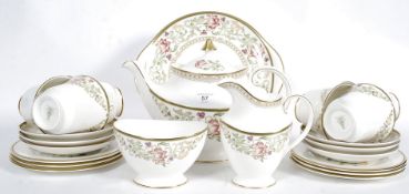 A Royal Doulton Lichfield tea service co