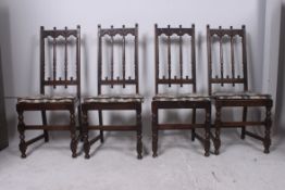 A set of 4 Ercol Old Colonial dining cha