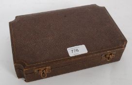 A hallmarked silver Edwardian manicure